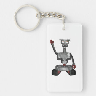 cartoon robot keychain