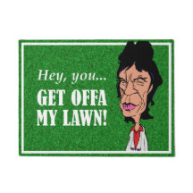 Cartoon Rock 'n' Roll Doormat