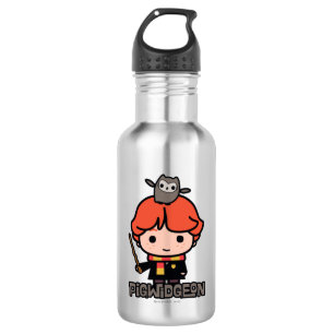 Cartoon Ron Weasley and Pigwidgeon 532 Ml Water Bottle