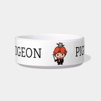 Cartoon Ron Weasley and Pigwidgeon