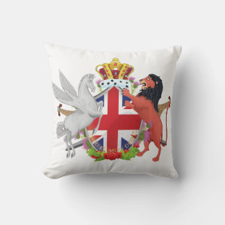 Cartoon Royal Throne Crest Cushion