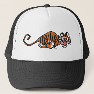 Cartoon Running Tiger hat