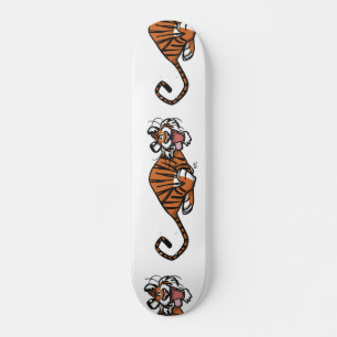 Cartoon Running Tiger Skateboard