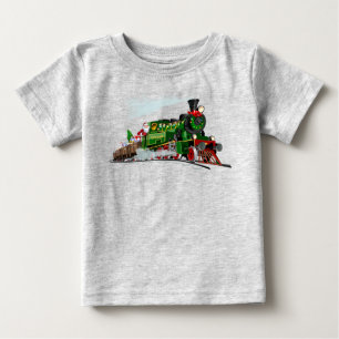 Cartoon Santa express Baby T-Shirt