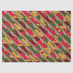 Cartoon Santas Christmas Tissue Paper