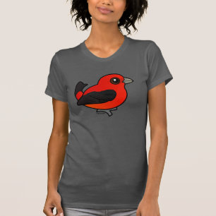 Cartoon Scarlet Tanager T-Shirt