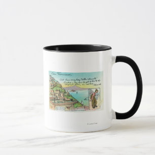 Cartoon Scene about Climate Mug