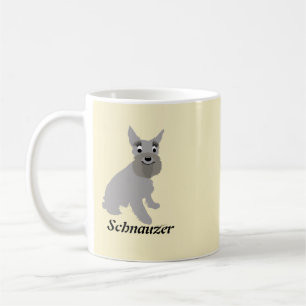 Cartoon Schnauzer Coffee Mug