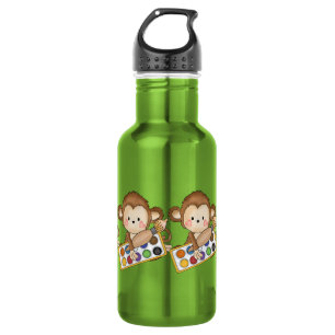 Cartoon School Monkey 532 Ml Water Bottle