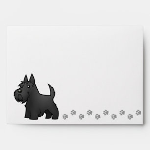 Cartoon Scottish Terrier Envelope