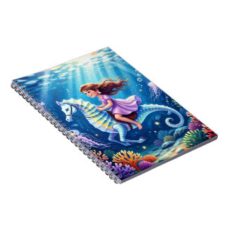 Cartoon Seahorse Photo Album Notebook