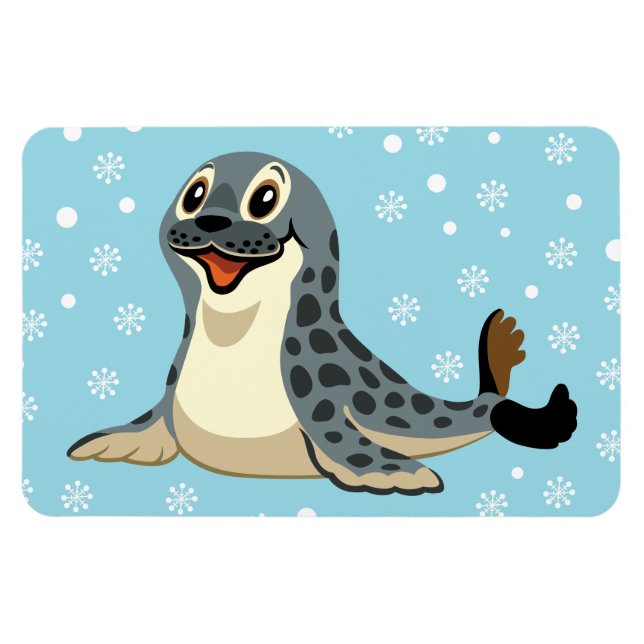 cartoon seal magnet (Horizontal)