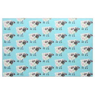cartoon sheep fabric