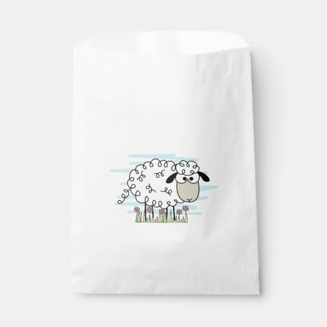 Cartoon Sheep   Favour Bags (Front)