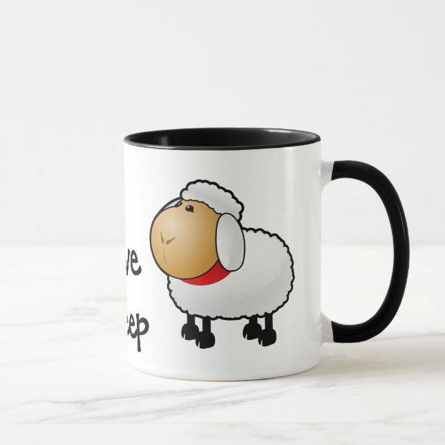cartoon sheep mug (Right)
