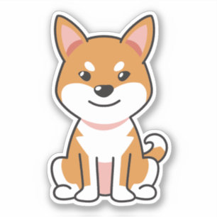 Cartoon Shiba Inu Dog