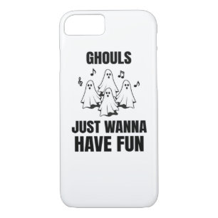Cartoon Singing - "Ghouls Just Wanna Have Fun" iPhone 8/7 Case