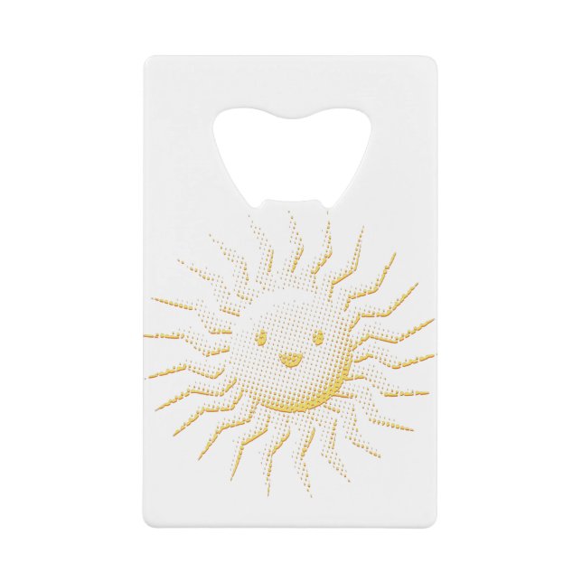 Cartoon Smiling Sun Face (Front)