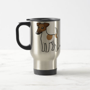 Cartoon Smooth Fox Terrier Travel Mug