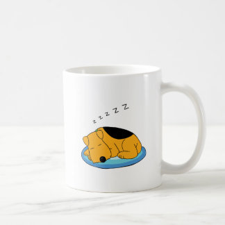 Cartoon Snoring Puppy Dog Mug