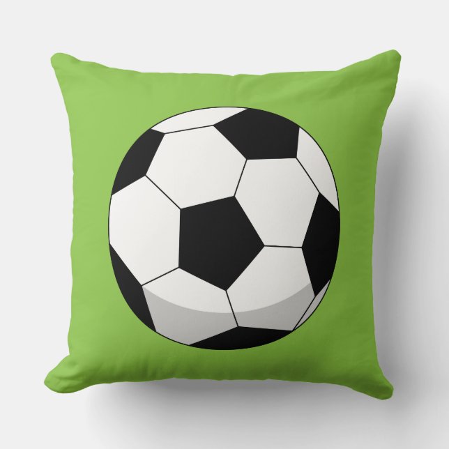 Cartoon Soccer Ball Cushion (Front)