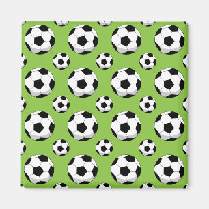 Cartoon Soccer Ball Pattern Magnet