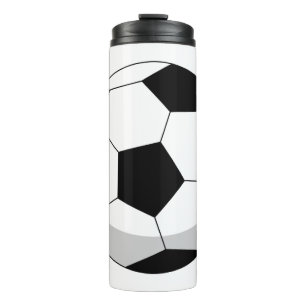 Cartoon Soccer Ball Thermal Tumbler