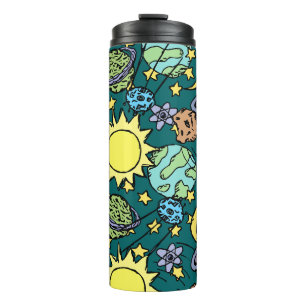 Cartoon Solar System Thermal Tumbler