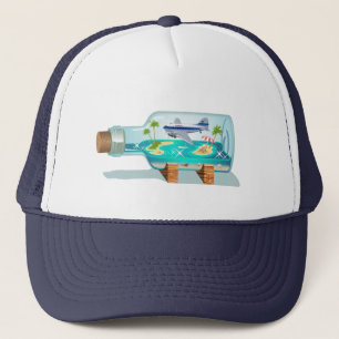 Cartoon Souvenir Bottle Trucker Hat