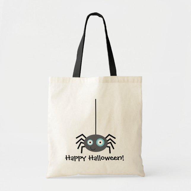 Cartoon spider customisable trick or treat bag (Front)