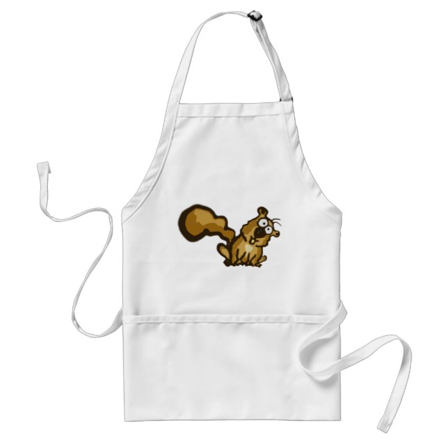 Cartoon Squirrel Apron (Front)