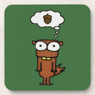 Cartoon Squirrel Coaster