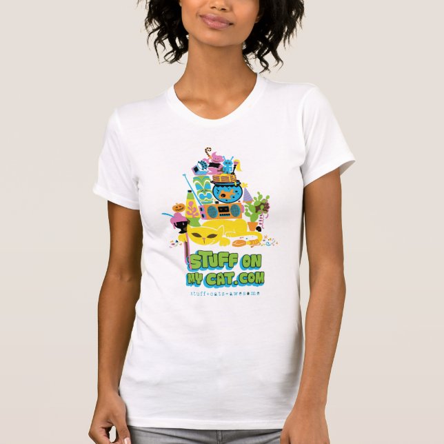 CARTOON Stack - Womens t- shirt (Front)