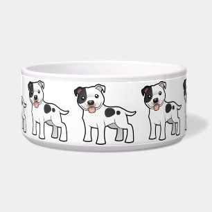 Cartoon Staffordshire Bull Terrier