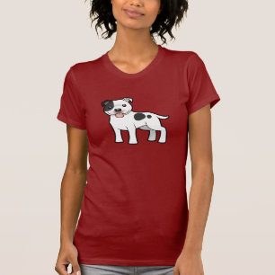Cartoon Staffordshire Bull Terrier T-Shirt