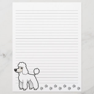 Cartoon Standard/Miniature/Toy Poodle (puppy cut)