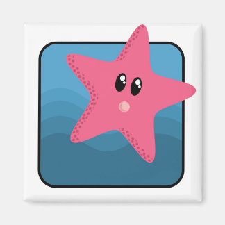 Cartoon Starfish Magnet