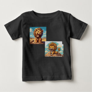 Cartoon style lion. baby T-Shirt