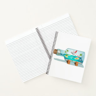 Cartoon Summer Cristal Ball Notebook