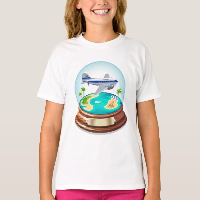 Cartoon Summer Cristal Ball T-Shirt (Front)