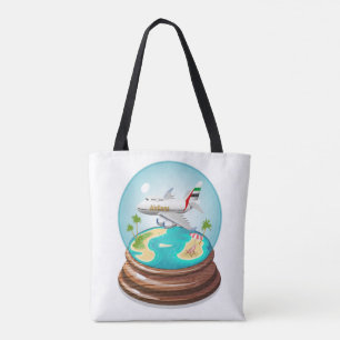 Cartoon Summer Cristal Ball Tote Bag