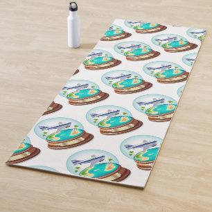 Cartoon Summer Cristal Ball Yoga Mat