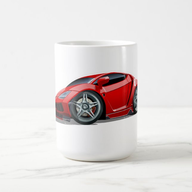 Cartoon super car coffee mug (Center)
