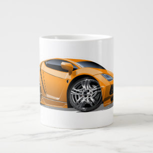 Cartoon super car large coffee mug