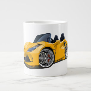 Cartoon super car large coffee mug