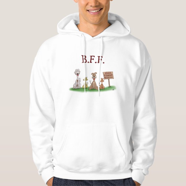 Cartoon sweat shirts: Best Friends Forever Hoodie (Front)