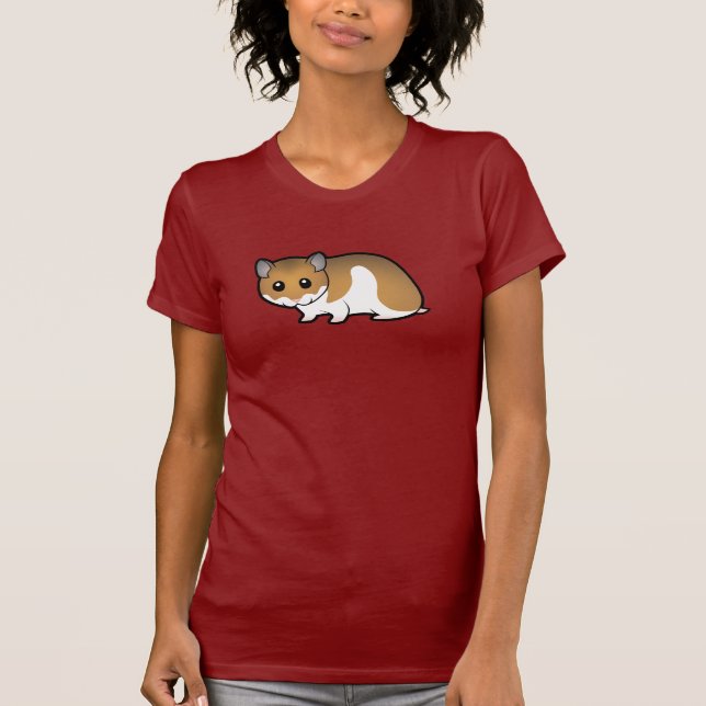 Cartoon Syrian Hamster T-Shirt (Front)