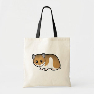 Cartoon Syrian Hamster Tote Bag