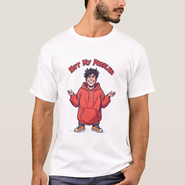 Cartoon T-Shirt – Funny Adult Hoodie Design (Front)