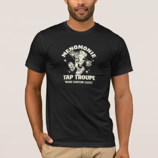 Cartoon Tap Troupe White Logo T-Shirt